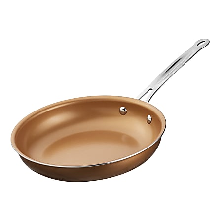 Brentwood Induction Aluminum Non-Stick Frying Pan, 10", Copper