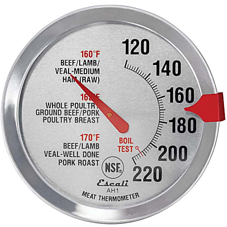 Escali Oven Safe Meat Thermometer - 120°F (48.9°C) to 220°F (104.4°C)