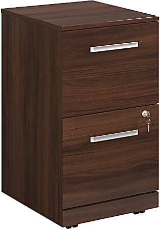 Sauder Affirm® Commercial 20"D Vertical 2-Drawer Mobile Pedestal File Cabinet, Noble Elm™