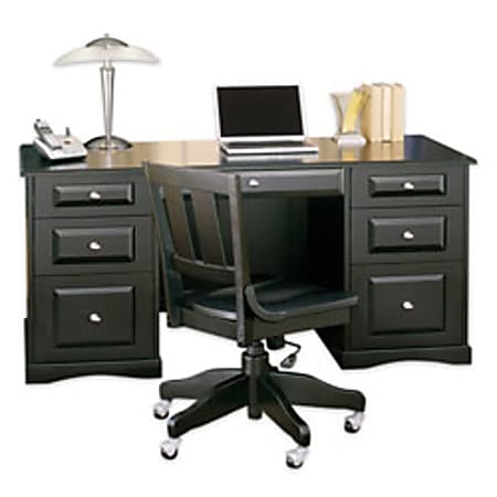 Office Depot® Brand Sandy Lane Computer Desk, 30 1/8"H x 64"W x 28 2/5"D, Black