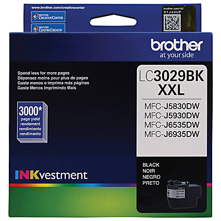 Brother® LC3029 Black Extra-High-Yield Ink Cartridge, LC3029BKS