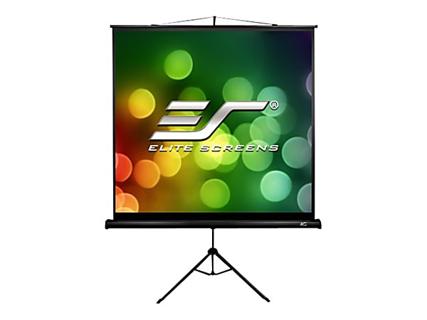 Elite Tripod B Series T71SB - Projection screen with tripod - 71 in (70.9 in) - 1:1 - MaxWhite - black