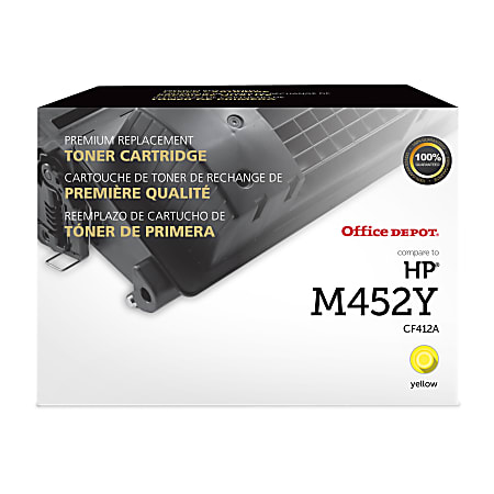 Office Depot® Remanufactured Yellow Toner Cartridge Replacement For HP 410A, CF412A, OD412Y