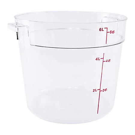 Cambro Food Storage Container, 6 Qt, 7 3/4"H