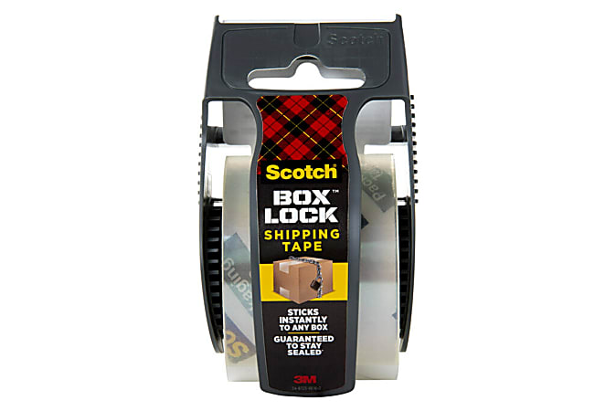 Scotch® Box Lock 195 Packing Tape, 1-15/16" x