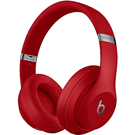 Beats by Dr. Dre Studio3 Wireless On-Ear Headphones, Red