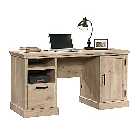 Sauder® Aspen Post 59"W Computer Desk, Prime Oak