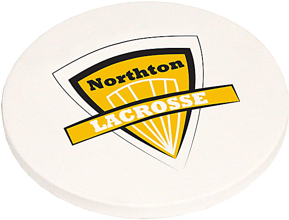 Custom Ceramic Full-Color Coasters, White, Set Of 100 Coasters