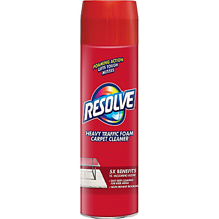 Resolve Foaming Aerosol Carpet Cleaner Spray, 22 Oz Can, Box Of 12 -  RAC00706CT