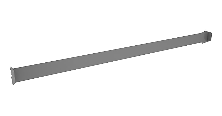 Tennsco Mounting Rail For Packing Tables, 4-3/16" x 60", 30% Recycled, Medium Gray, TWBR60MGY