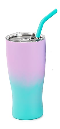 Hydragear Blue To Pink Ombre Insulated Stainless Steel Skinny Can Cool –  Aura In Pink Inc.