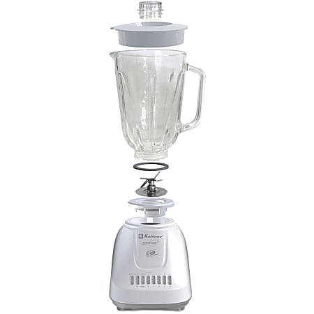 Koblenz Gourmet Blender - 500 W - 1.59 quart - 10 Speed Setting(s) - 4 Blades - White, Gray