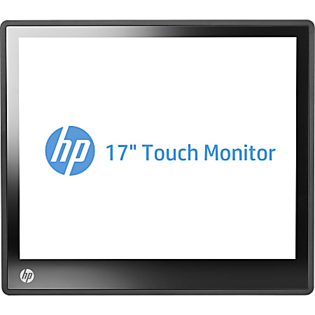 HP 17" LED LCD SXGA Touch Screen Monitor, Jack Black, L6017tm