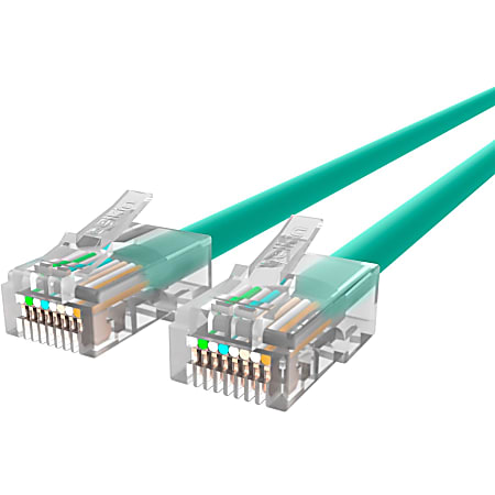 Belkin CAT6 Ethernet Patch Cable, RJ45, M/M - First End: 1x RJ-45 Male Network - Second End: 1x RJ-45 Male Network - A3L98002GRN