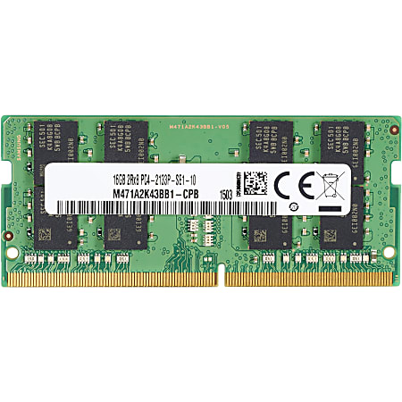 HP 8GB DDR4 SDRAM Memory Module - For Mobile Workstation, Notebook - 8 GB (1x 8GB) - DDR4-2666/PC4-21300 DDR4 SDRAM - 4VN06UT