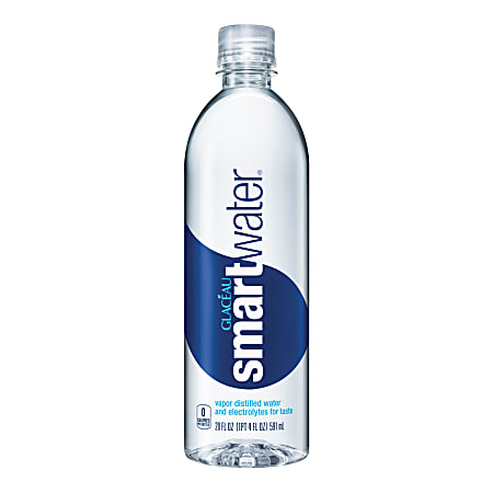 glaceau Smartwater® Vapor Distilled Water, 20 Oz, Case