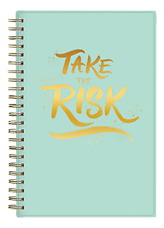 Blue Sky™ Weekly/Monthly Planner, 5" x 8", Take the Risk, July 2019 to June 2020