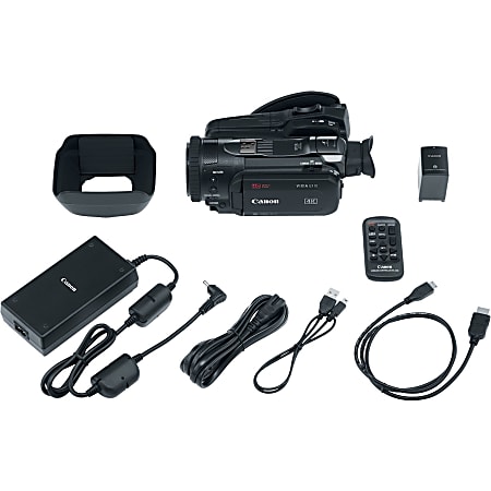 Canon VIXIA GX10 Digital Camcorder - 3.5" LCD Touchscreen - CMOS - 4K - 16:9 - 8.3 Megapixel Video - H.264/MPEG-4 AVC, MP4 - 15x Optical Zoom - Hybrid (IS) - HDMI - USB - SD, SDXC, SDHC - Memory Card