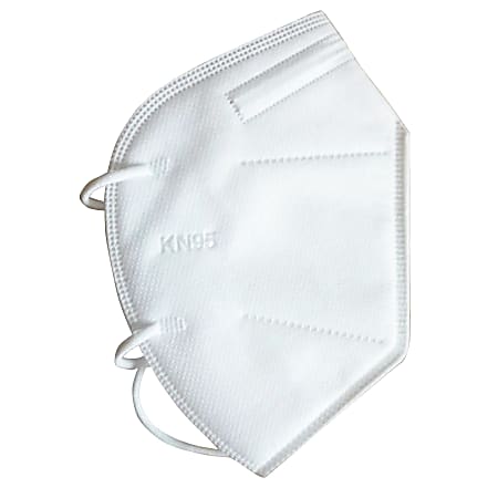 KN95 Face Masks, Adult, One Size, Box of 50