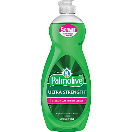 Palmolive Ultra Strength Liquid Dish Soap - Concentrate Liquid - 32.5 fl oz (1 quart) - 1 Each - Green