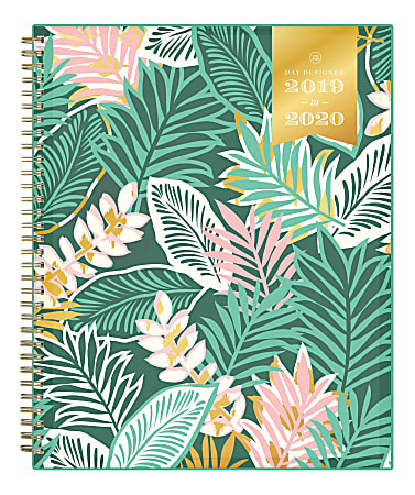 Day Designer Academic Weekly/Monthly Planner, 8-1/2" x 11", Antigua, July 2019 - June 2020