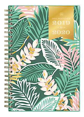 Day Designer Academic Weekly/Monthly Planner, 5" x 8", Antigua, July 2019 - June 2020