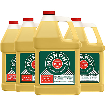 Murphy Oil Soap Cleaner - Concentrate Oil - 128 fl oz (4 quart) - Murphy Scent - 4 / Carton - Gold