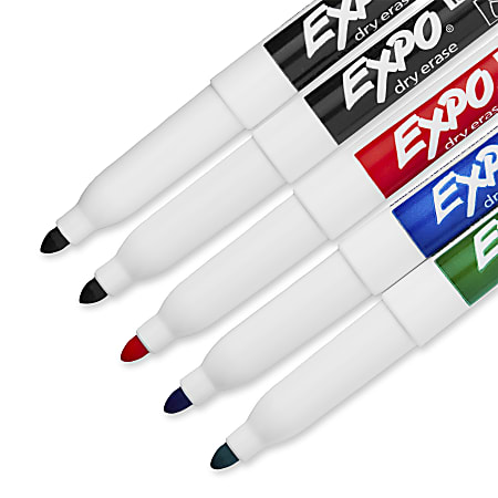 2 PKG EXPO GLASS • dry erase markers
