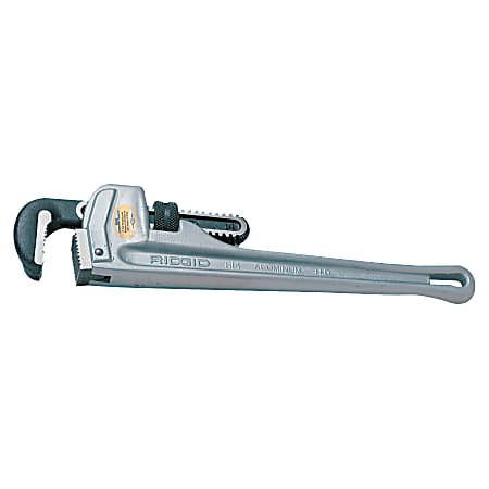 RIDGID Aluminum Straight Pipe Wrench - Aluminum - 6 lb - Lightweight - 6 / Pack