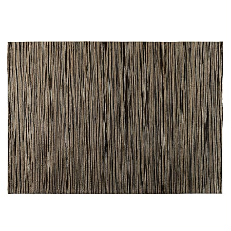 Baxton Studio Shiro Handwoven Hemp Area Rug, 5-1/4' x 7-1/2', Beige/Black