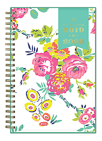 Day Designer Academic Weekly/Monthly Planner, 5" x 8", Peyton White, July 2019 - June 2020