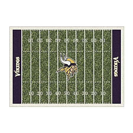 Imperial NFL Homefield Rug, 4' x 6', Minnesota Vikings