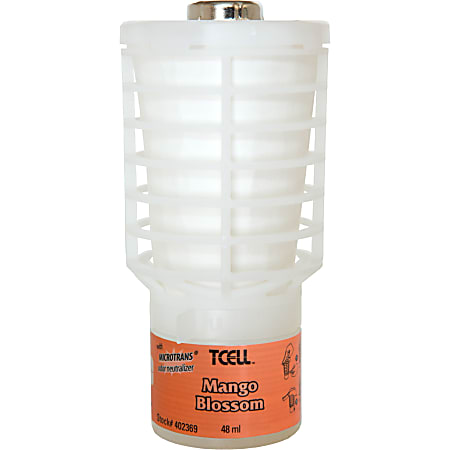 Rubbermaid Commercial TCell Odor Control Dispenser Refills - 6000 ft³ - Mango Blossom - 60 Day - 6 / Carton - Odor Neutralizer, VOC-free