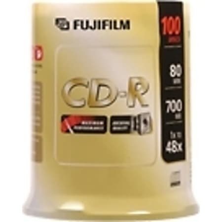 FUJIFILM CD-R x 100 - 700 MB - storage media
