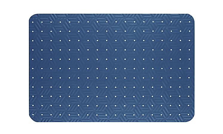 M+A Matting Wet Step Antifatigue Floor Mat, 36" x 120", Blue