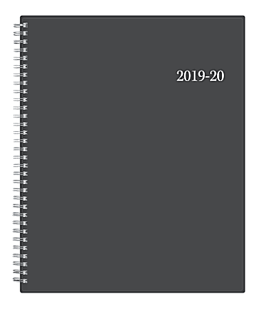 Blue Sky™ Weekly/Monthly Planner, 8-1/2" x 11", Collegiate, July 2019 to June 2020
