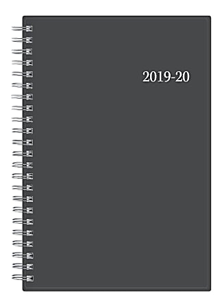 Blue Sky™ Weekly/Monthly Planner, 5" x 8", Collegiate, July 2019 to June 2020