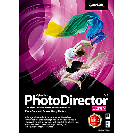 CyberLink PhotoDirector 5 Ultra (Windows/Mac), Download Version