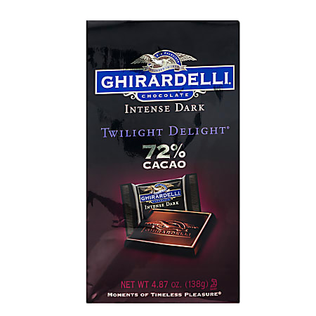 Ghirardelli® Intense Dark, Twilight Delight 72% Cacao, 4.87 Oz, Pack Of 3 Bags