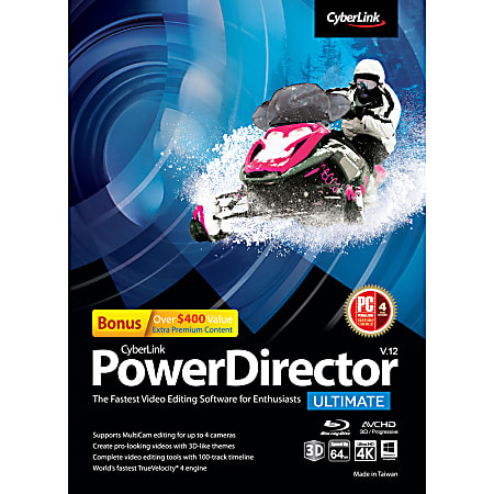 CyberLink PowerDirector 12 Ultimate, Download Version