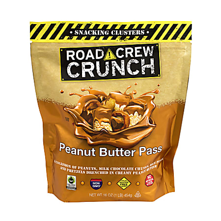 Road Crew Crunch Peanut Butter Pass Snacking Clusters, 16 Oz
