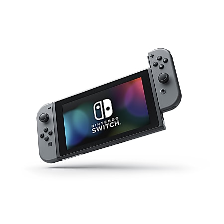 Nintendo Switch Console Gray Joy Cons - Office Depot