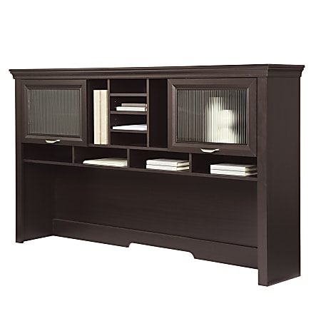 Realspace&reg; Magellan Performance 71"W Hutch For L-Shaped Corner Desk, Espresso