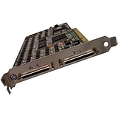 Perle UltraPort SI 16-Port Multiport Serial Card - 16 x DB-9 RS-232/422 Serial Via Cable, 16 x DB-25 RS-232/422 Serial Via Cable, 16 x RJ-45 RS-232/422 Serial Via Connector Box - Plug-in Card