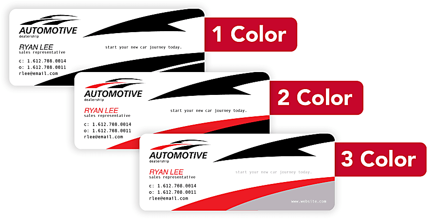 Custom 1, 2 Or 3 Color Printed Labels/Stickers, Rectangle, 1-3/8" x 3-1/2", Box Of 250