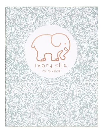 Cambridge® Ivory Ella Academic Monthly Planner, 8-1/2" x 11", Boho, July 2019 To June 2020, 1204-091A