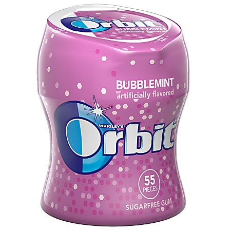 Orbit® Bubblemint Gum Bottles, 2.70 Oz