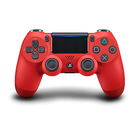 Sony PlayStation 4 DualShock 4 Wireless Controller Magma Red - Office Depot