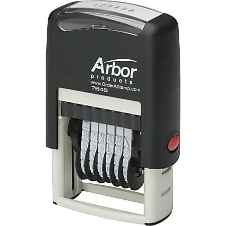 SKILCRAFT® Self-Inking 6-Digit Numbering System (AbilityOne 7520-01-207-4151)