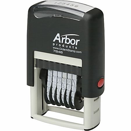 SKILCRAFT® Self-Inking 6-Digit Numbering System (AbilityOne 7520-01-207-4151)